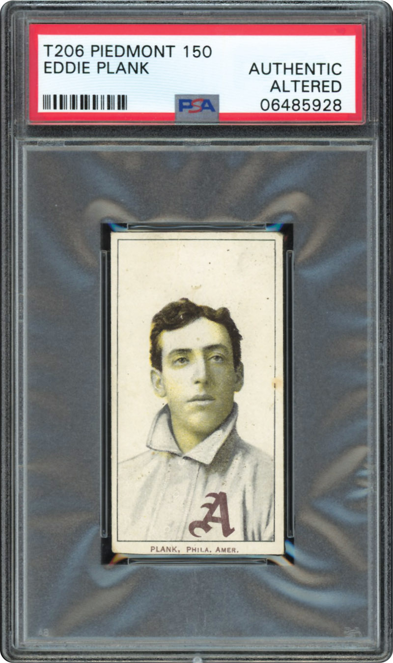 eddie plank 1910 tobacco card original T206 Museum.com -- The Leading Source For T206